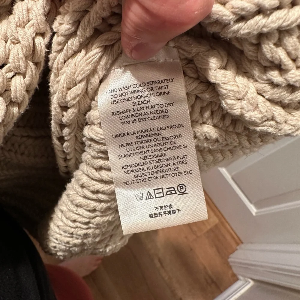 Free People Cozy Cream Turtleneck Sweater - Picture 6 of 7